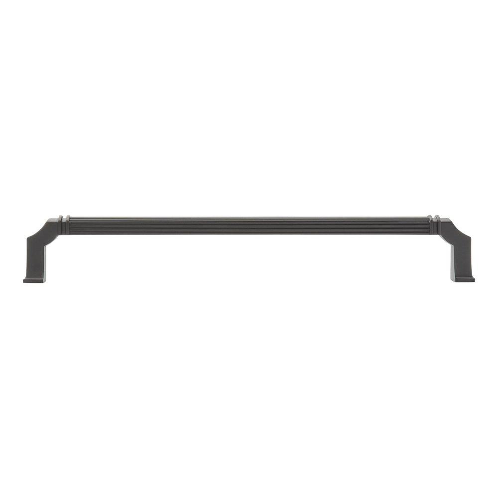 Signature Hardware Matte Black 8-13/16 in. Center-to-Center Cabinet Pull 