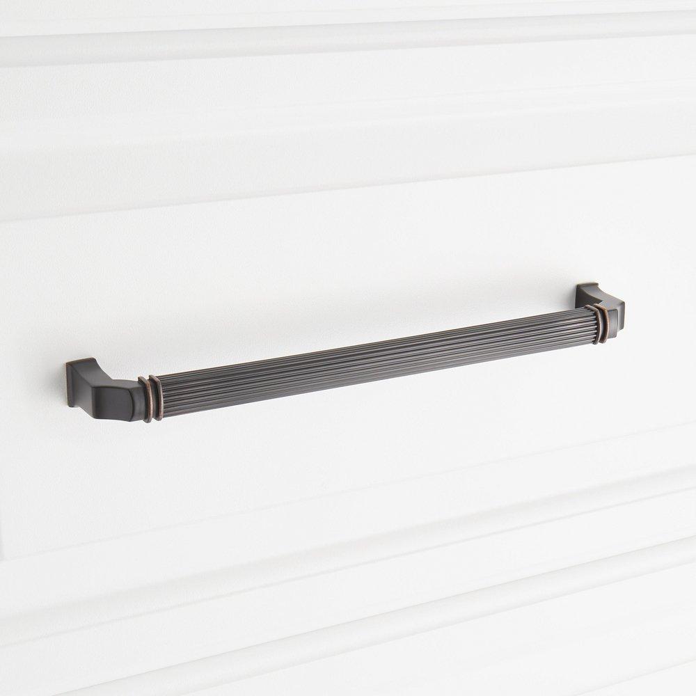 Signature Hardware Oil Rubbed Bronze 8-13/16 in. Center-to-Center Cabinet Pull 