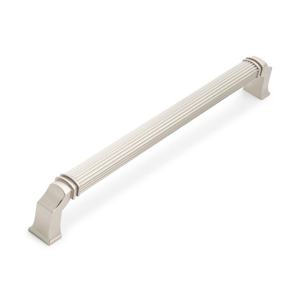 Signature Hardware Satin Nickel 8-13/16 in. Center-to-Center Cabinet Pull 