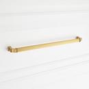Signature Hardware Brushed Gold 10-1/16 in. Center-to-Center Cabinet Pull 
