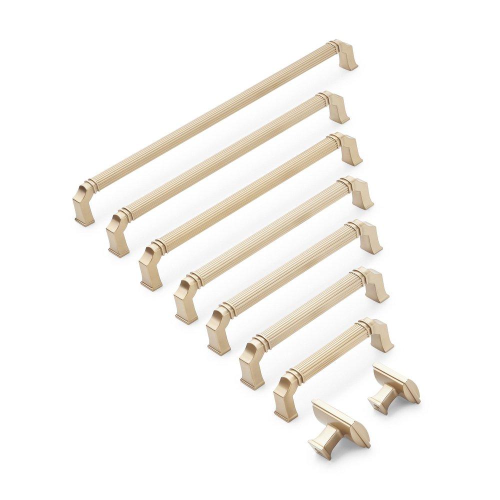 Signature Hardware Champagne Bronze 10-1/16 in. Center-to-Center Cabinet Pull 