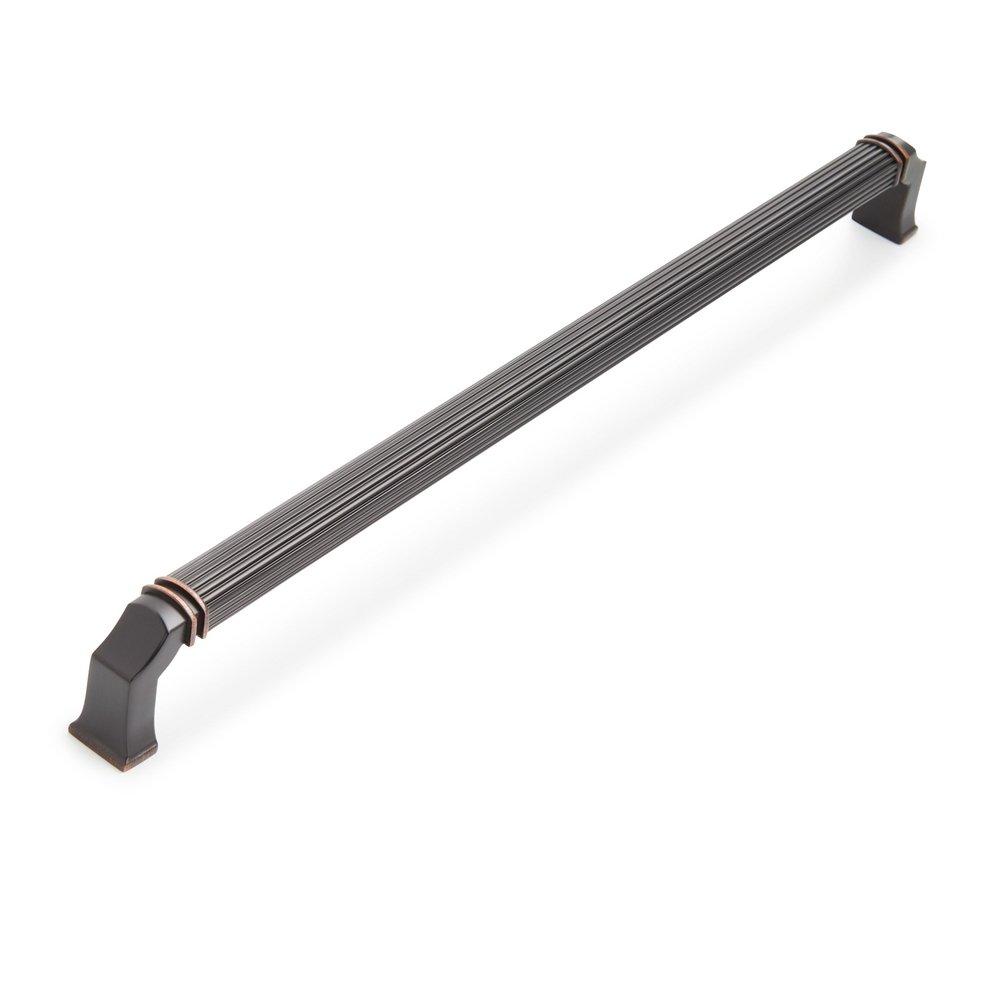 Signature Hardware Oil Rubbed Bronze 10-1/16 in. Center-to-Center Cabinet Pull 