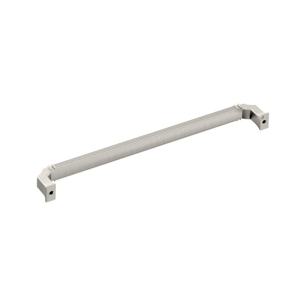 Signature Hardware Satin Nickel 10-1/16 in. Center-to-Center Cabinet Pull 