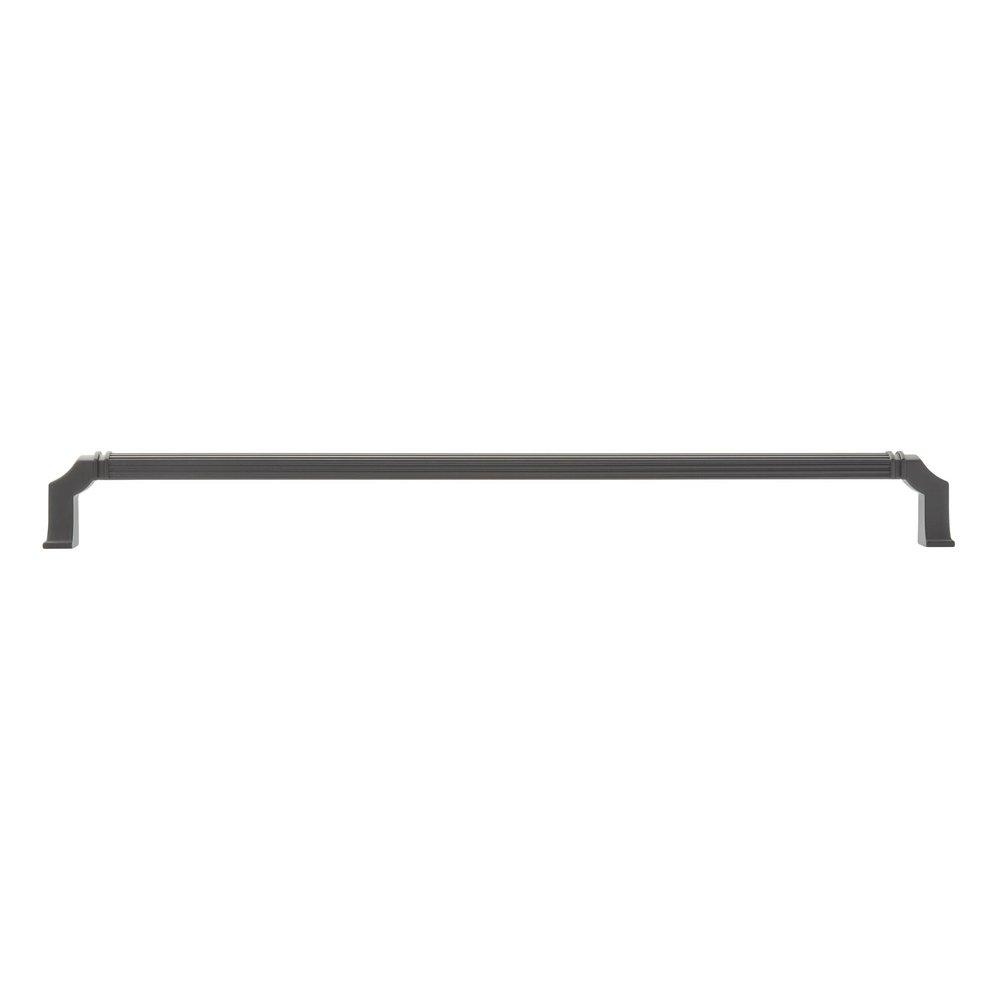 Signature Hardware Matte Black 12-5/8 in. Center-to-Center Cabinet Pull 