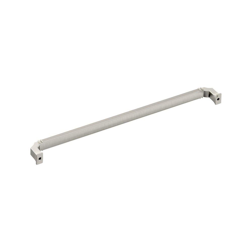 Signature Hardware Satin Nickel 12-5/8 in. Center-to-Center Cabinet Pull 