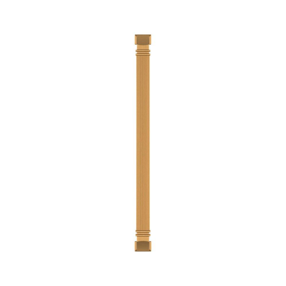 Signature Hardware Brushed Gold 12 in. Center-to-Center Appliance Pull 