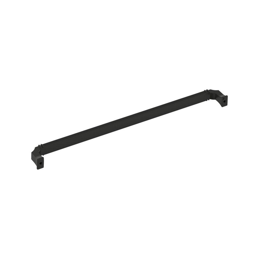 Signature Hardware Matte Black 18 in. Center-to-Center Appliance Pull 