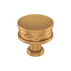 1-1/4 in. Cabinet Knob in Brushed Gold