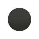 Signature Hardware Polished Chrome/Matte Black 1-1/4 in. Cabinet Knob 