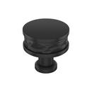 1-1/4 in. Cabinet Knob in Matte Black