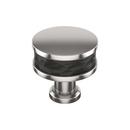 1-1/4 in. Cabinet Knob in Matte Black/Polished Nickel
