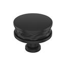 1-1/2 in. Cabinet Knob in Matte Black