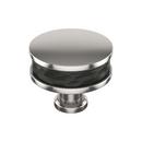 1-1/2 in. Cabinet Knob in Matte Black/Polished Nickel