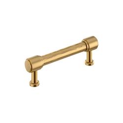 3-3/4 in. Center-to-Center Hammered Bar Cabinet Pull in Champagne Bronze