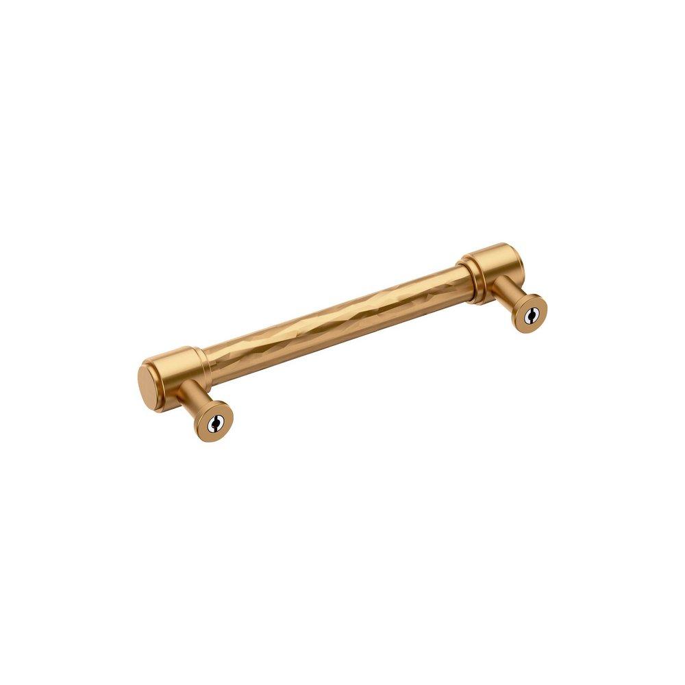 Signature Hardware Brushed Gold 5-1/16 in. Center-to-Center Cabinet Pull 