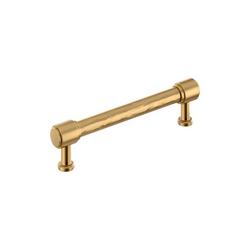 5-1/16 in. Center-to-Center Hammered Bar Cabinet Pull in Champagne Bronze