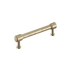 5-1/16 in. Center-to-Center Hammered Bar Cabinet Pull in Golden Champagne