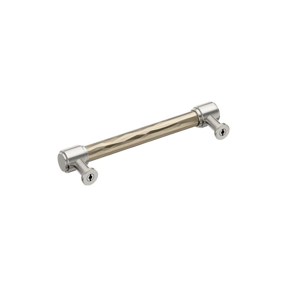 Signature Hardware Golden Champagne/Satin Nickel 5-1/16 in. Center-to-Center Cabinet Pull 