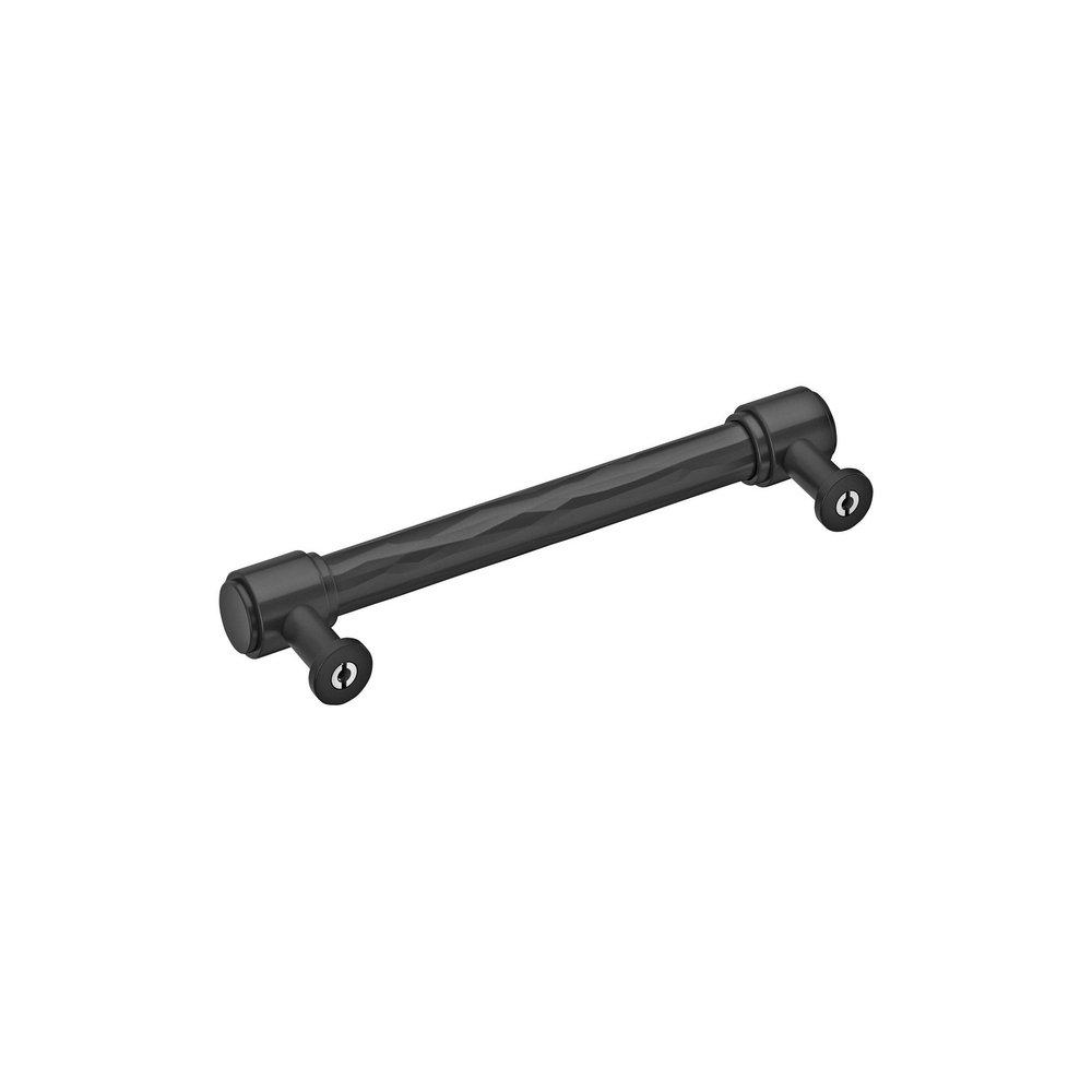 Signature Hardware Matte Black 5-1/16 in. Center-to-Center Cabinet Pull 