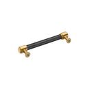 Signature Hardware Matte Black 5-1/16 in. Center-to-Center Cabinet Pull 
