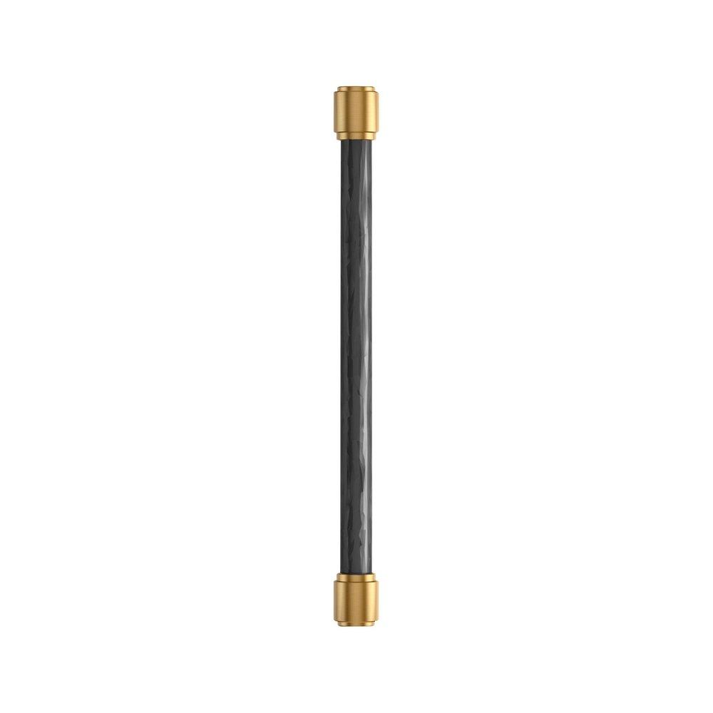 Signature Hardware Matte Black 7-9/16 in. Center-to-Center Cabinet Pull 