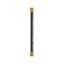 Signature Hardware Matte Black 7-9/16 in. Center-to-Center Cabinet Pull 