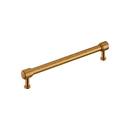 8-13/16 in. Center-to-Center Cabinet Pull in Brushed Gold