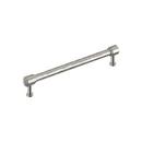 8-13/16 in. Center-to-Center Cabinet Pull in Satin Nickel