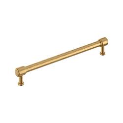 10-1/16 in. Center-to-Center Hammered Bar Cabinet Pull in Champagne Bronze