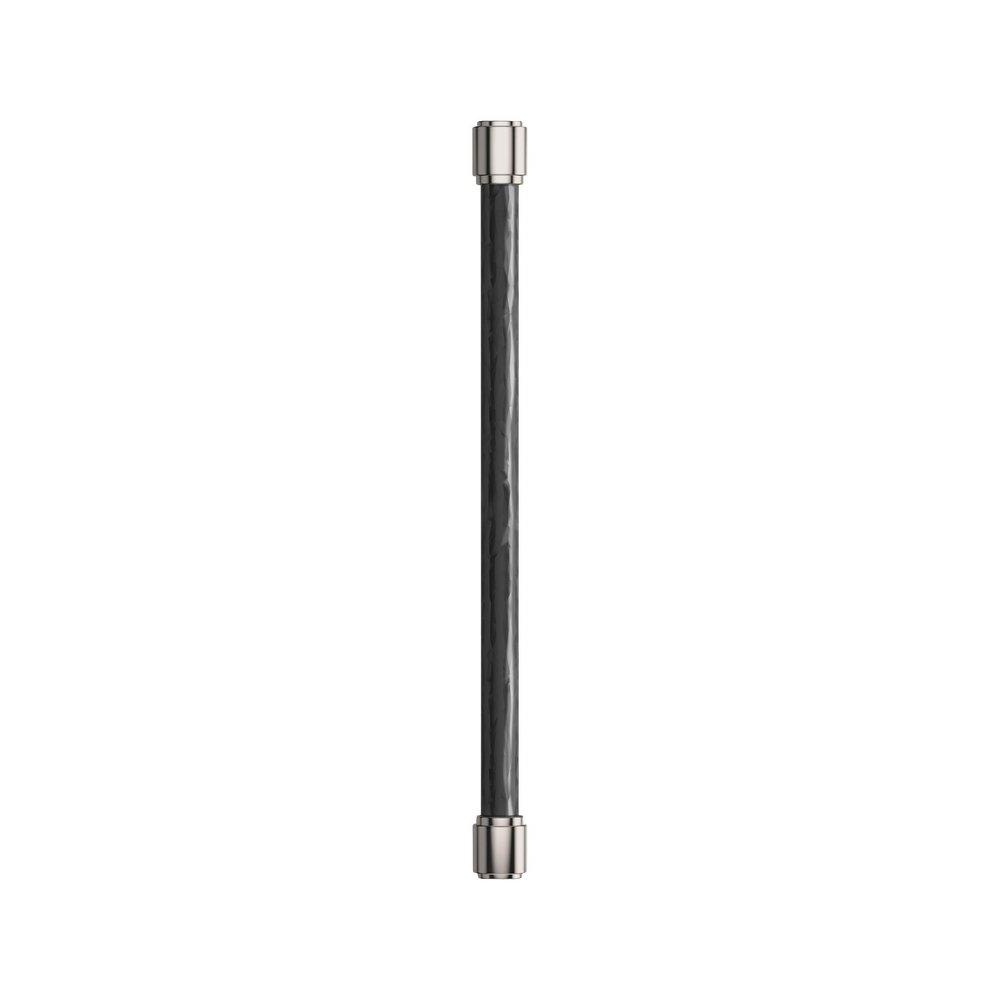 Signature Hardware Matte Black/Polished Nickel 10-1/16 in. Center-to-Center Cabinet Pull 