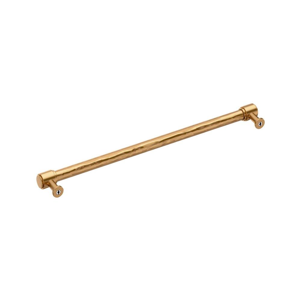 Signature Hardware Brushed Gold 12-5/8 in. Center-to-Center Cabinet Pull 