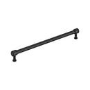 12-5/8 in. Center-to-Center Cabinet Pull in Matte Black