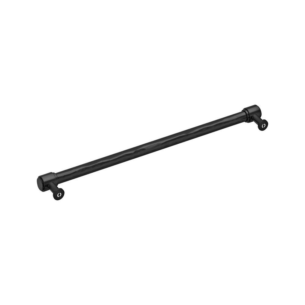 Signature Hardware Matte Black 12-5/8 in. Center-to-Center Cabinet Pull 