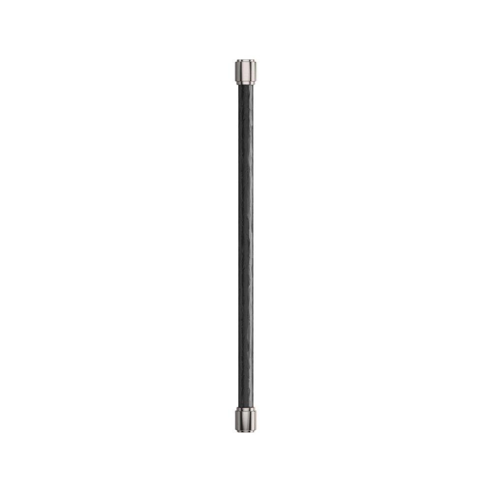 Signature Hardware Matte Black/Polished Nickel 12-5/8 in. Center-to-Center Cabinet Pull 