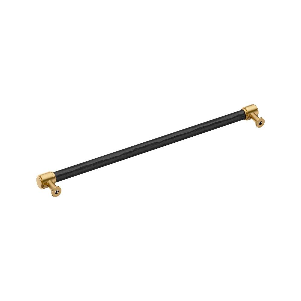 Signature Hardware Matte Black 18 in. Center-to-Center Appliance Pull 