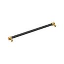 Signature Hardware Matte Black 18 in. Center-to-Center Appliance Pull 
