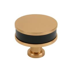 1-1/2 in. Cabinet Knob in Brushed Gold