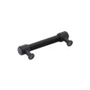 Signature Hardware Matte Black 3-3/4 in. Center-to-Center Cabinet Pull 