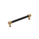 6-5/16 in. Center-to-Center Cabinet Pull in Brushed Gold