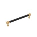 7-9/16 in. Center-to-Center Cabinet Pull in Champagne Bronze