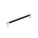 8-13/16 in. Center-to-Center Cabinet Pull in Polished Nickel