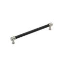 8-13/16 in. Center-to-Center Cabinet Pull in Satin Nickel