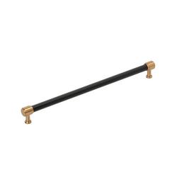 12-5/8 in. Center-to-Center Cabinet Pull in Brushed Gold