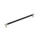12-5/8 in. Center-to-Center Cabinet Pull in Satin Nickel
