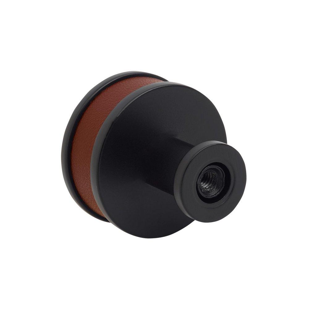 Signature Hardware Matte Black 1-1/4 in. Cabinet Knob 