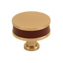 1-1/2 in. Cabinet Knob in Brushed Gold