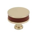 1-1/2 in. Cabinet Knob in Golden Champagne