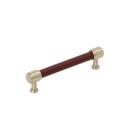 5-1/16 in. Center-to-Center Cabinet Pull in Golden Champagne