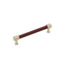 6-5/16 in. Center-to-Center Cabinet Pull in Golden Champagne