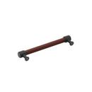 Signature Hardware Matte Black 6-5/16 in. Center-to-Center Cabinet Pull 